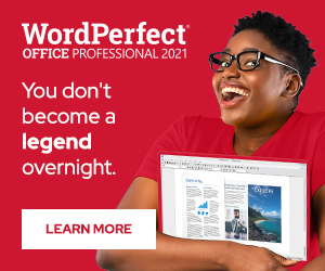 The official website for WordPerfect family of products. Get product information, updates and free trials. Access special offers, tutorials and videos.